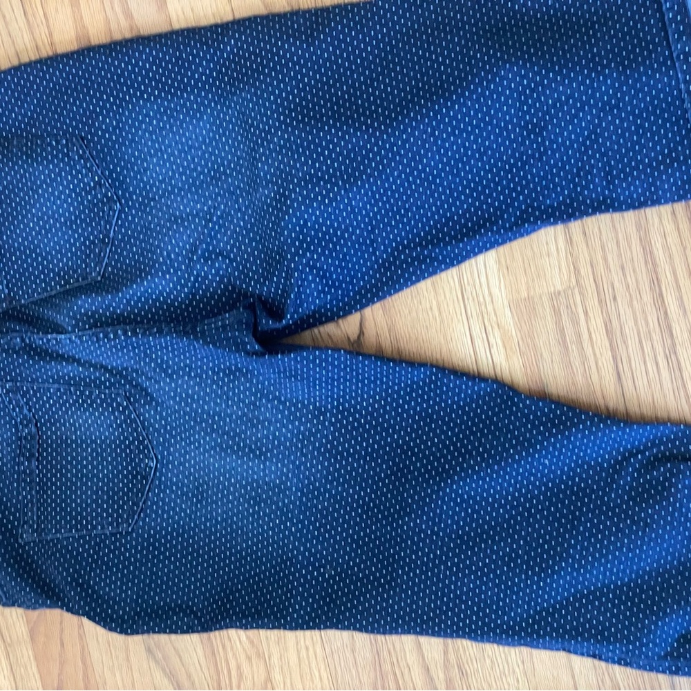 Revolution by Ricki’s Blue Polka Dot Capri Jeans
